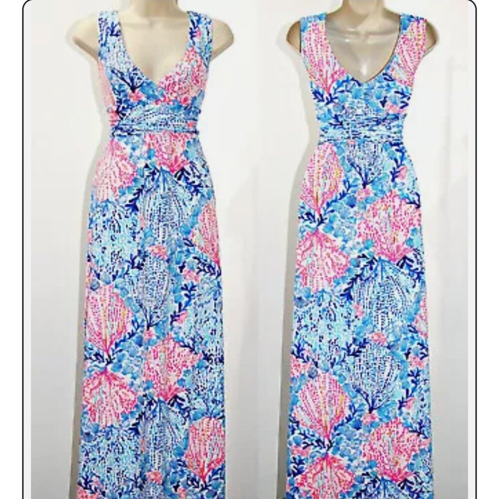 NWT LILLY PULITZER Sloane Maxi Dress Sway With Me- XS